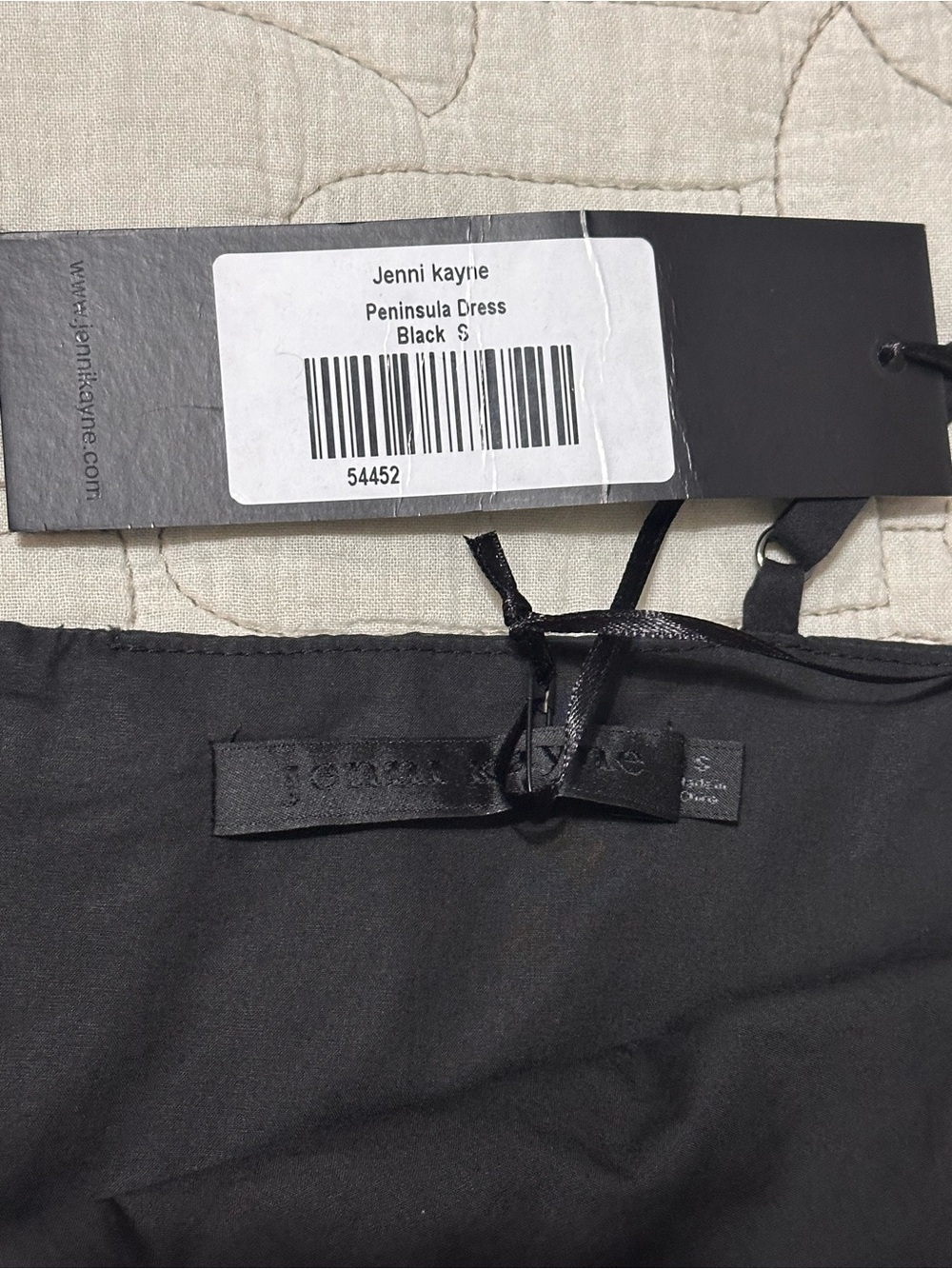 Jenni Kayne Peninsula Dress Black Maxi Poplin NWT Small MSRP $425 - Picture 9 of 9